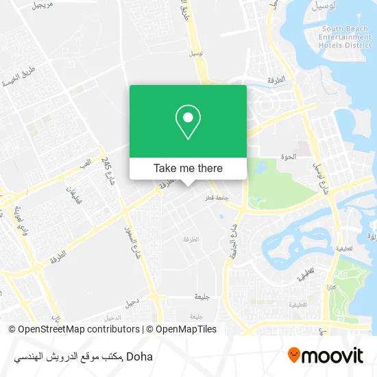 مكتب موقع الدرويش الهندسي map