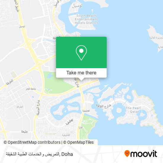 التمريض والخدمات الطبية الشقيقة map