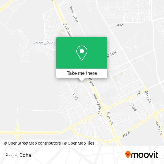 البراحة map