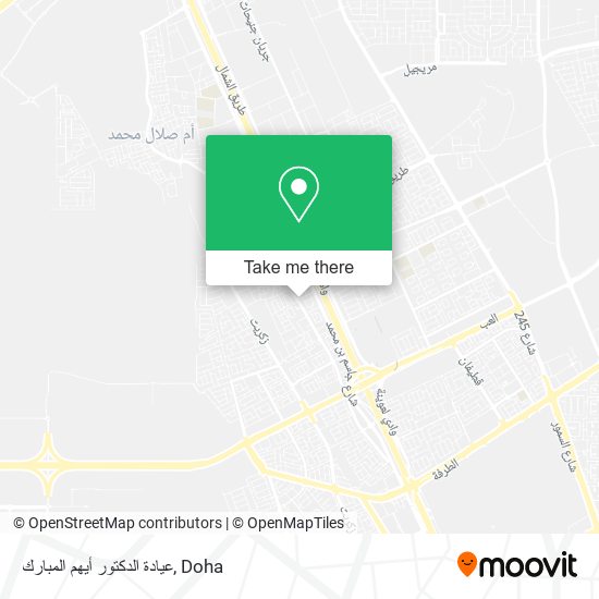 عيادة الدكتور أيهم المبارك map