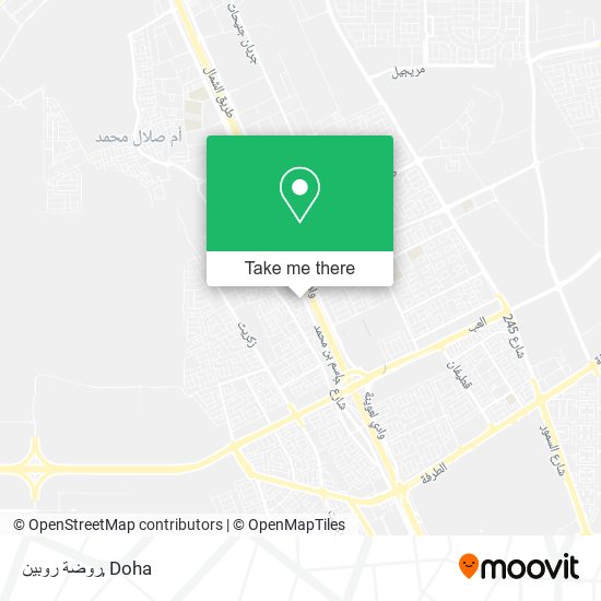 روضة روبين map
