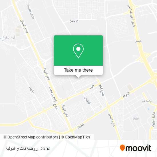 روضة فانتدج الدولية map