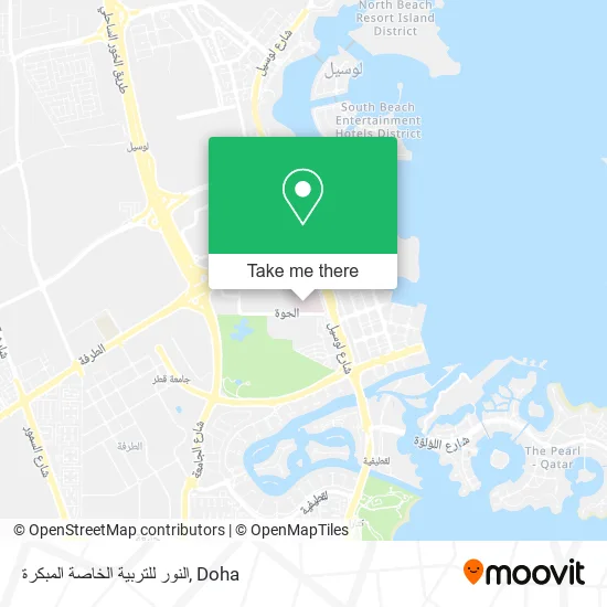 النور للتربية الخاصة المبكرة map