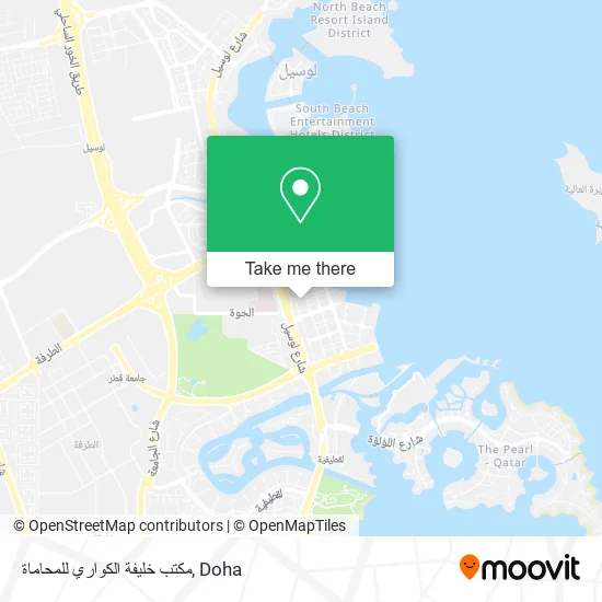 مكتب خليفة الكواري للمحاماة map