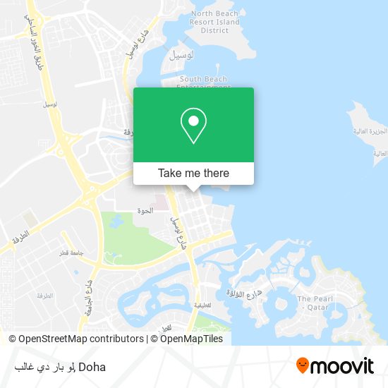 لو بار دي غالب map