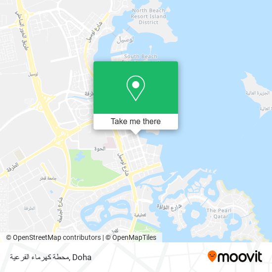 محطة كهرماء الفرعية map