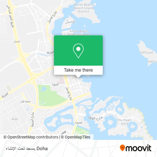 مسجد تحت الإنشاء map