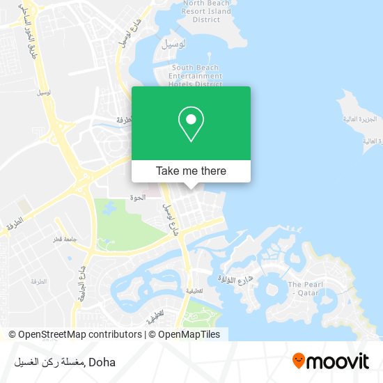 مغسلة ركن الغسيل map