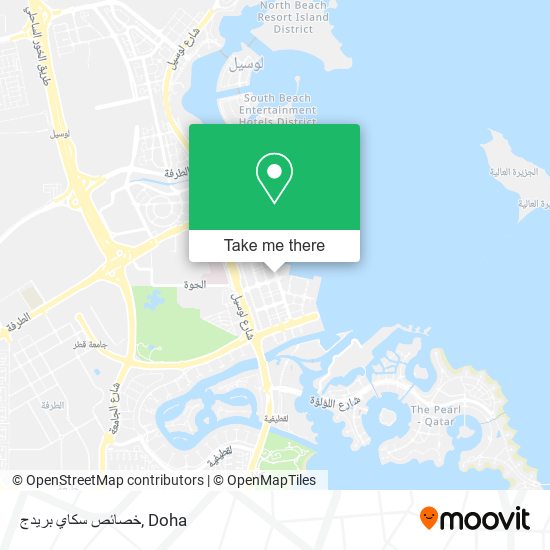 خصائص سكاي بريدج map
