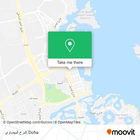 البرج البيضاوي map