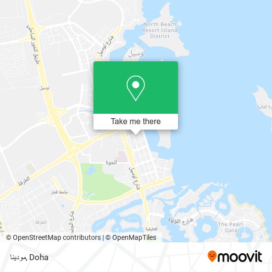مودينا map