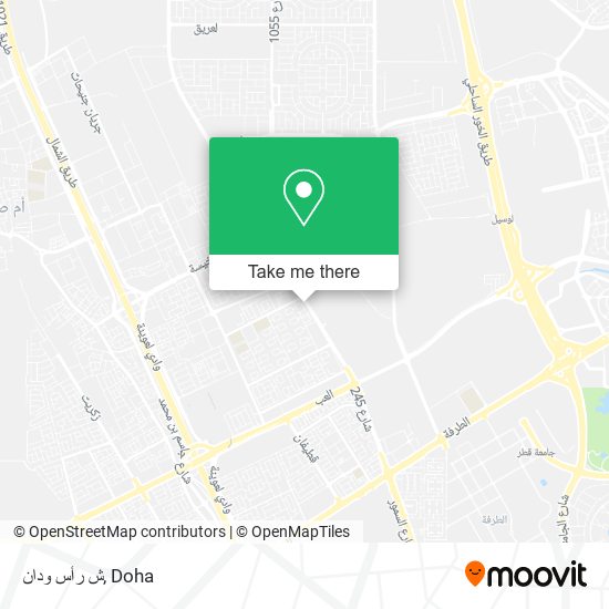 ش رأس ودان map