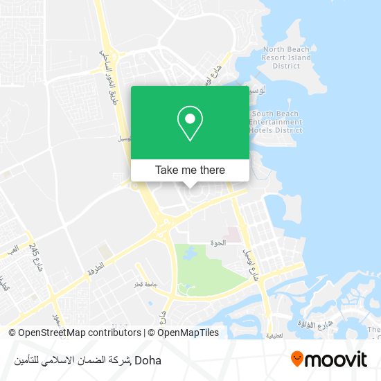 شركة الضمان الاسلامي للتأمين map