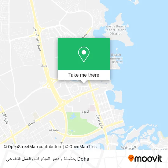 حاضنة ازدهار للمبادرات والعمل التطوعي map