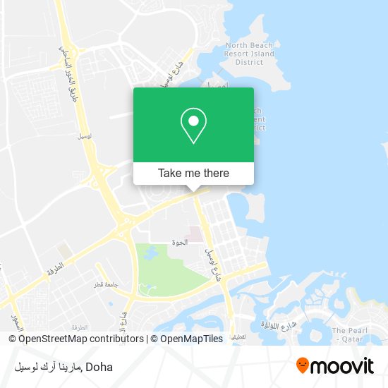 مارينا آرك لوسيل map