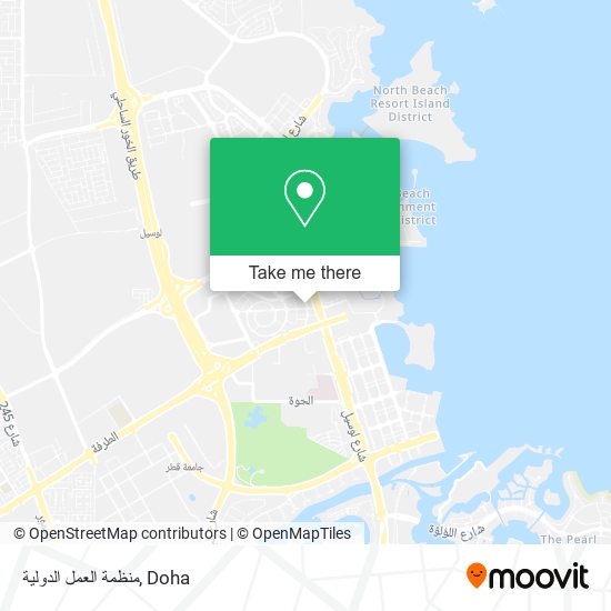 منظمة العمل الدولية map