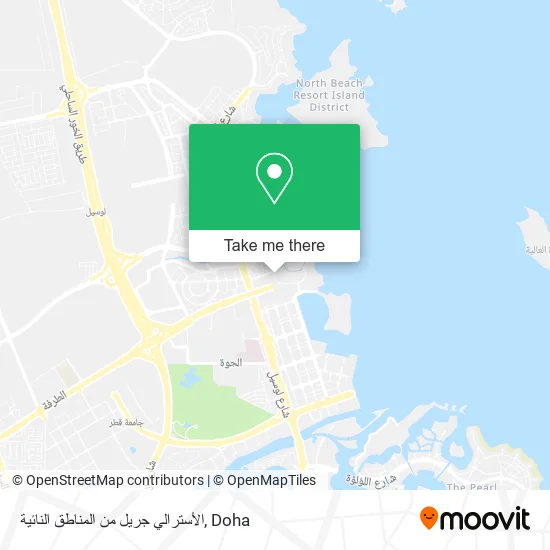 الأسترالي جريل من المناطق النائية map