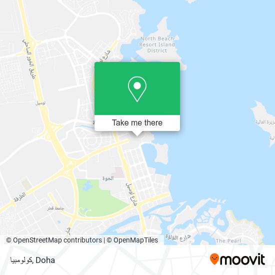 كولومبيا map