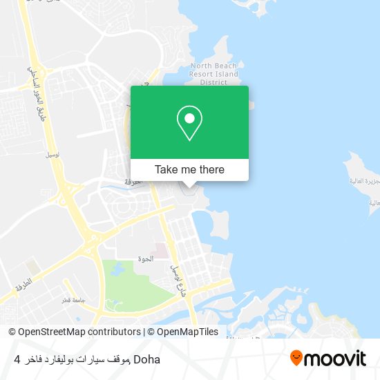 موقف سيارات بوليفارد فاخر 4 map