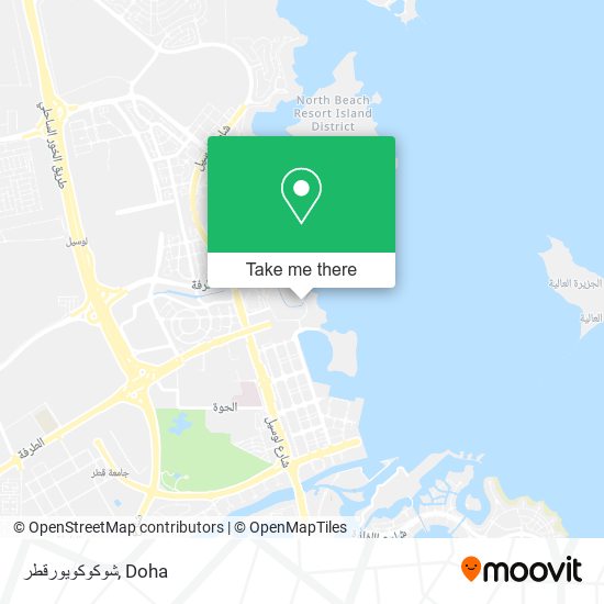 شوكوكويورقطر map