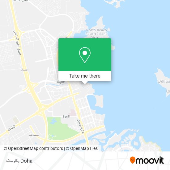 لكوست map