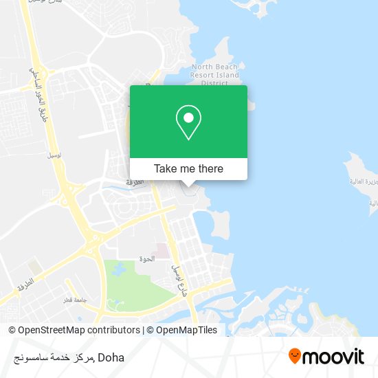 مركز خدمة سامسونج map