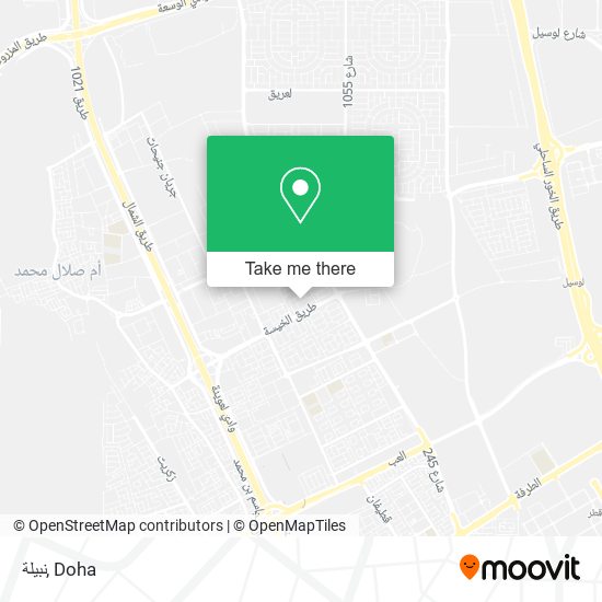 نبيلة map