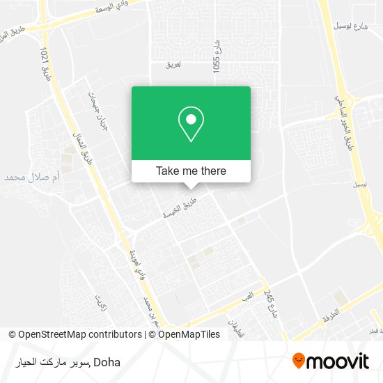 سوبر ماركت الحيار map