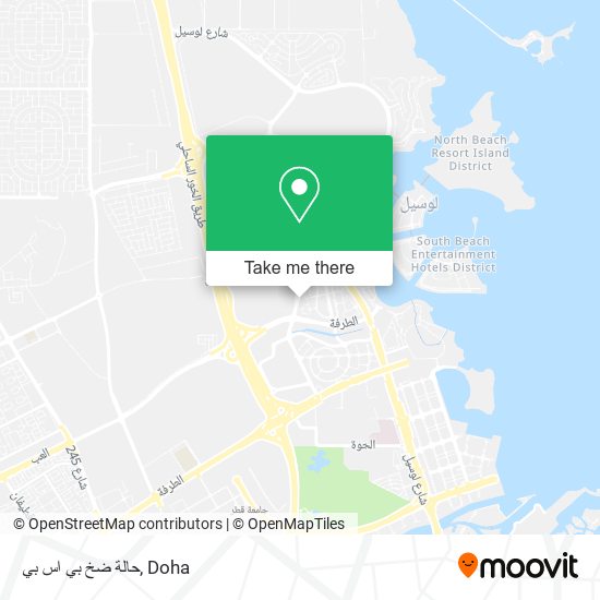 حالة ضخ بي اس بي map