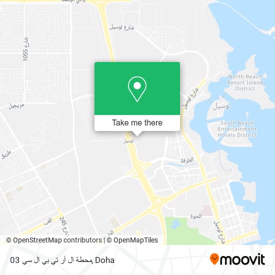 محطة ال آر تي بي ال سي 03 map
