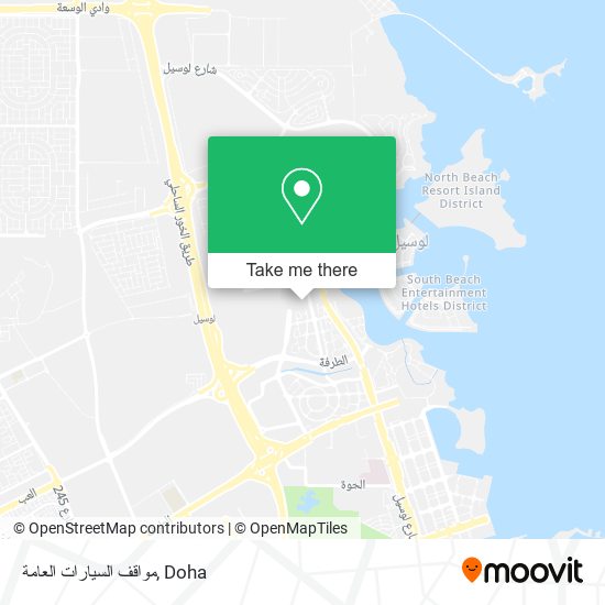 مواقف السيارات العامة map