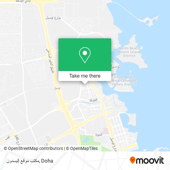 مكتب موقع إليسدون map