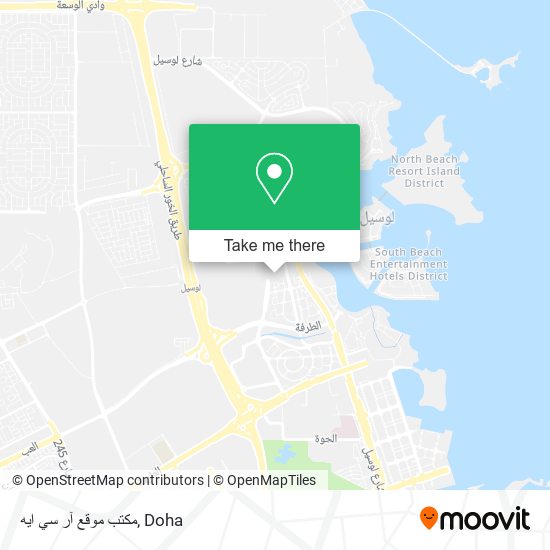 مكتب موقع آر سي ايه map