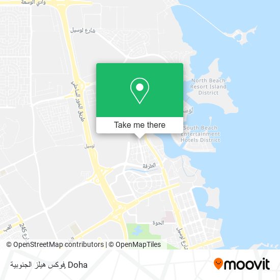 فوكس هيلز الجنوبية map