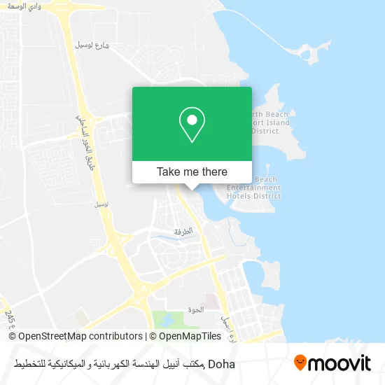 مكتب آنييل الهندسة الكهربائية والميكانيكية للتخطيط map