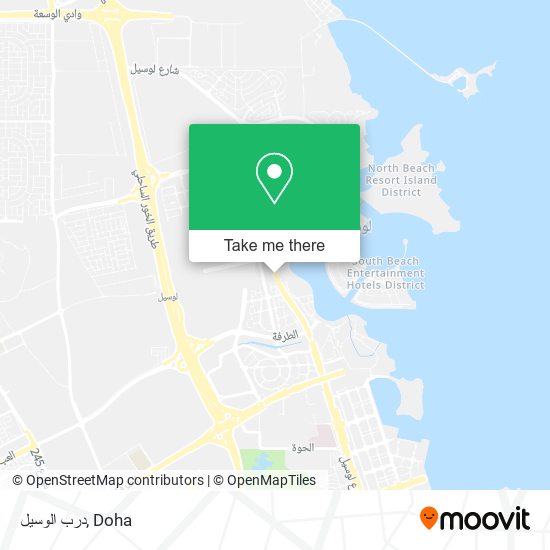 درب الوسيل map