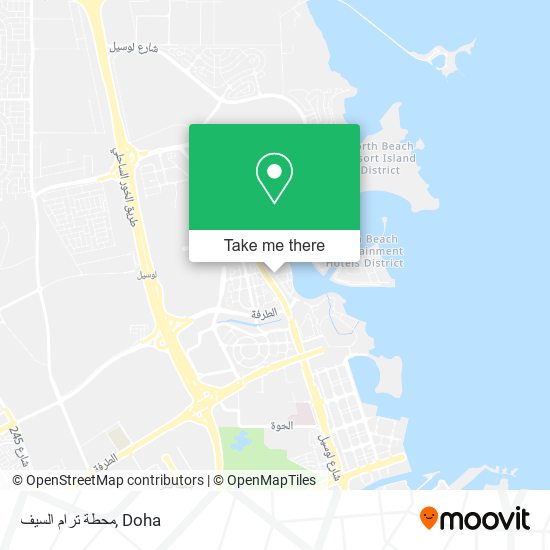 محطة ترام السيف map