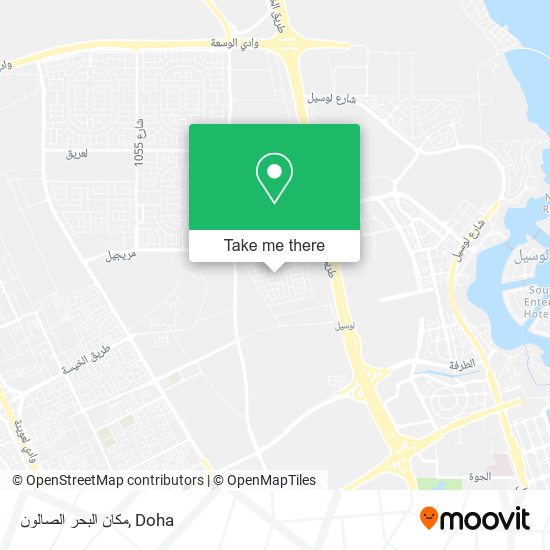 مكان البحر الصالون map