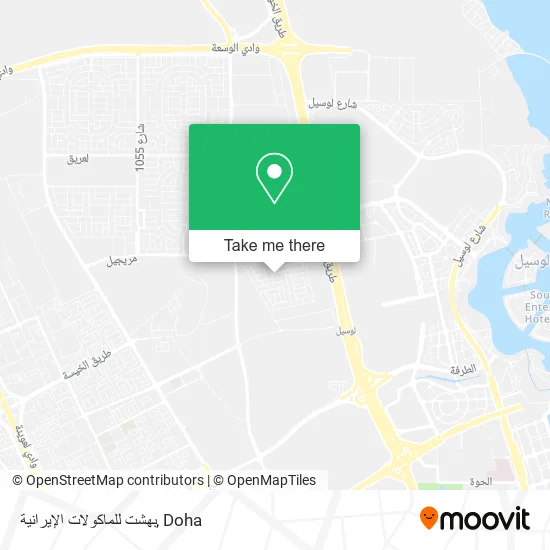 بهشت للماكولات الإيرانية map