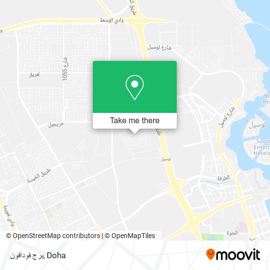برج فودافون map