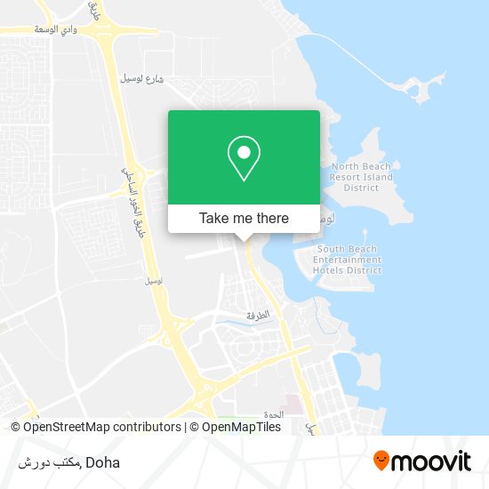 مكتب دورش map