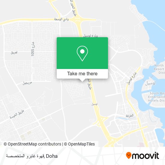 قهوة غابرو المتخصصة map