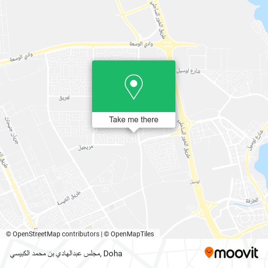 مجلس عبدالهادي بن محمد الكبيسي map