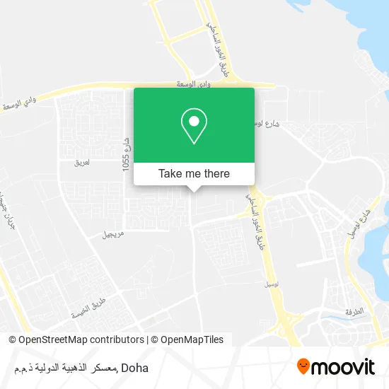 معسكر الذهبية الدولية ذ.م.م map