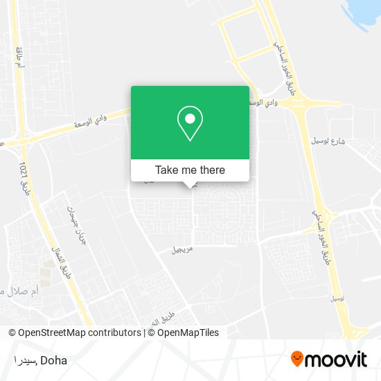 سيدرا map