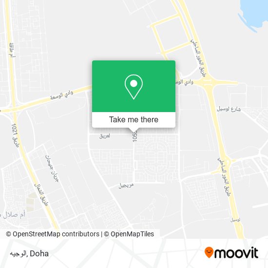 الوجيه map