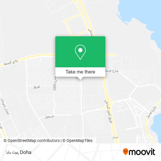 بيت بابا map