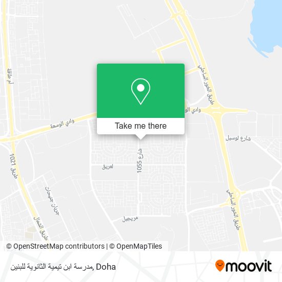 مدرسة ابن تيمية الثانوية للبنين map