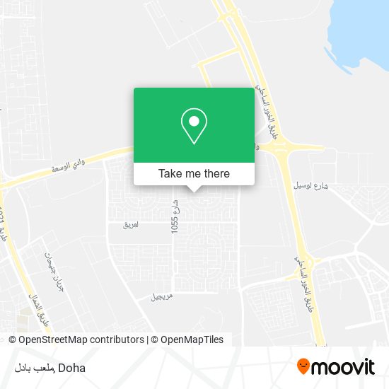 ملعب بادل map