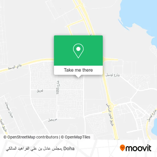 مجلس عادل بن علي الفراهيد المالكي map
